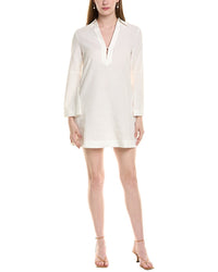 JL LUXE Jl Luxe Linen-Blend Shift Dress