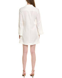 JL LUXE Jl Luxe Linen-Blend Shift Dress
