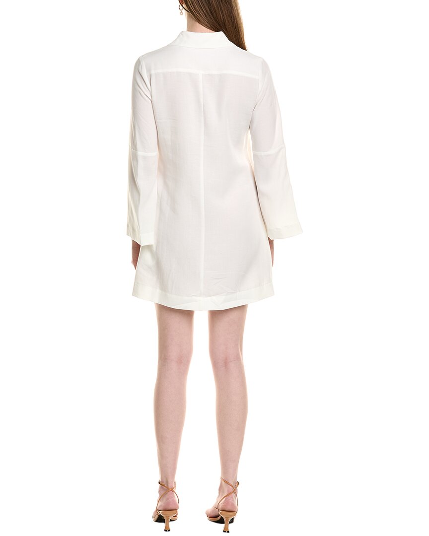 JL LUXE Jl Luxe Linen-Blend Shift Dress