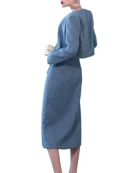 Brc By Burryco 2Pc Cardigan & Dress Set