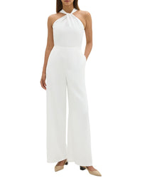Theory Twist Jumpsuit White