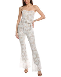 Generation Love Elyssa Stretch Lace Jumpsuit Regular 00 (XXS) White