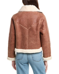 Maje Leather Coat