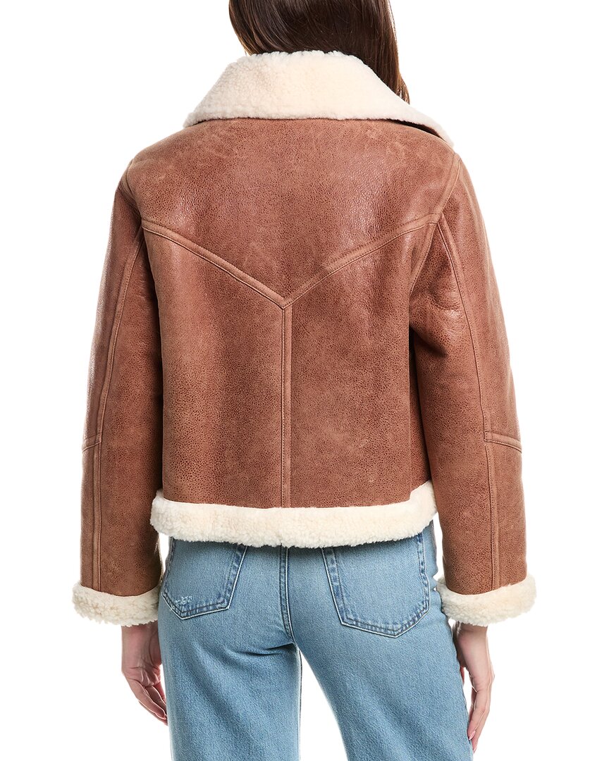 Maje Leather Coat