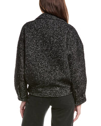Maje Wool-Blend Coat