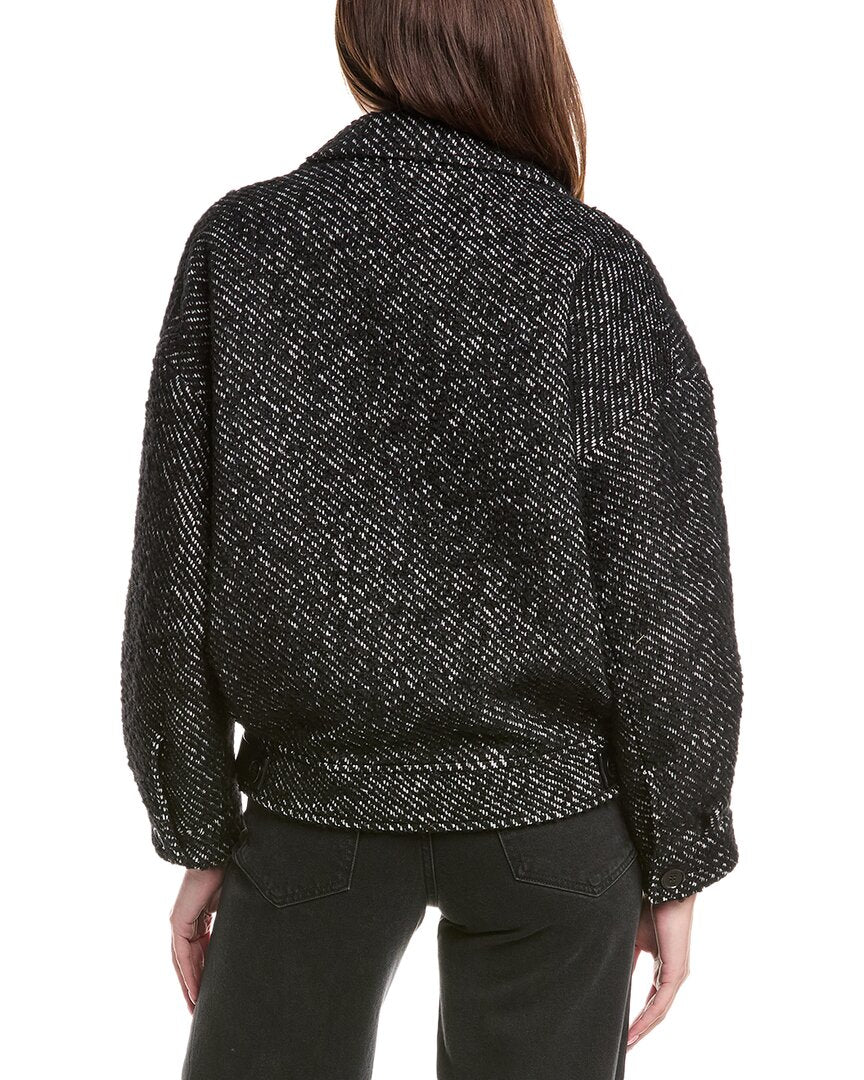 Maje Wool-Blend Coat
