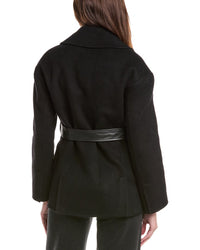Maje Wool-Blend Coat