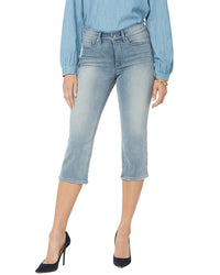 Nydj Petite Straight Clean Affection Crop Jean 36" Waist Multi