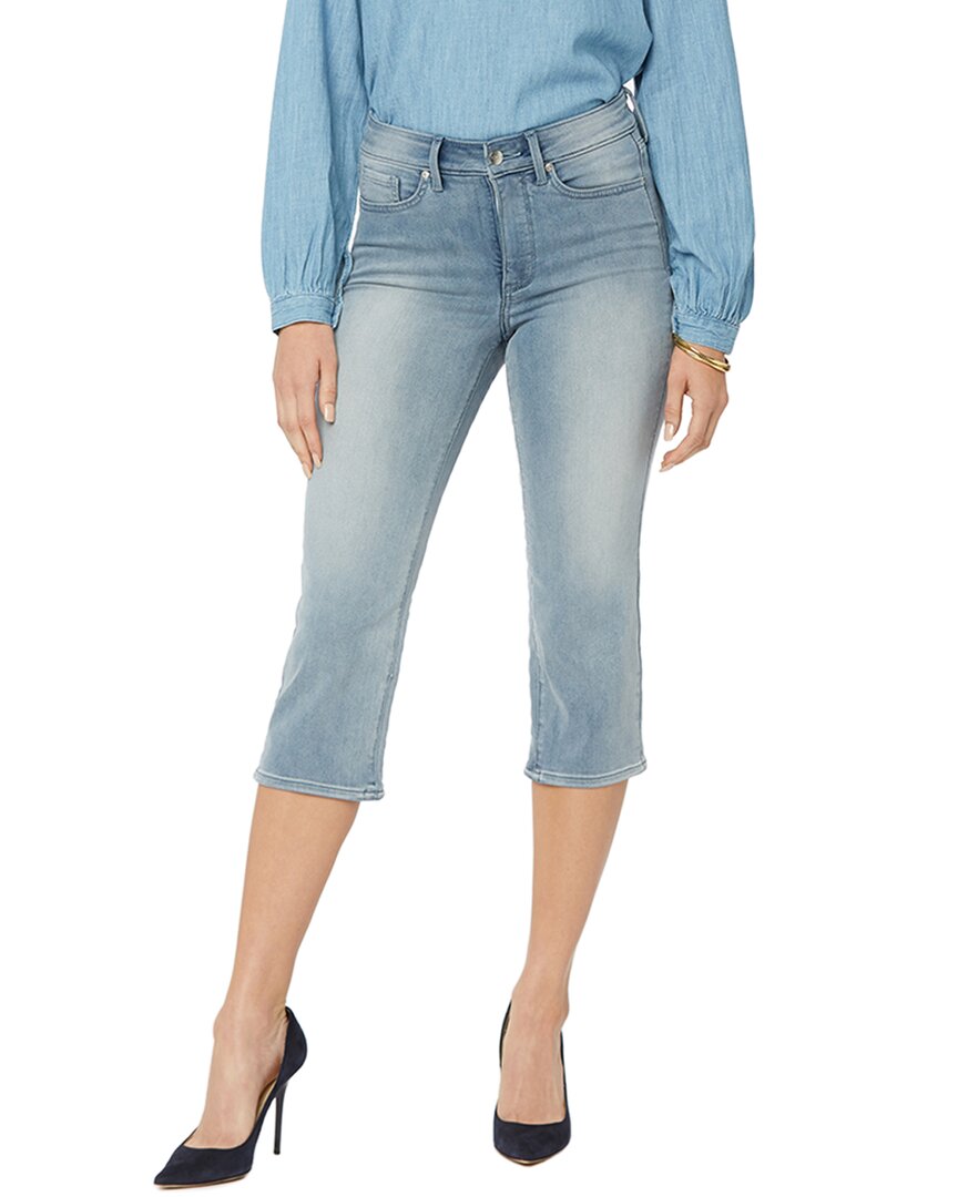 Nydj Petite Straight Clean Affection Crop Jean 36" Waist Multi