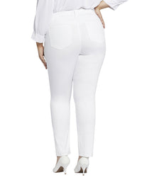Nydj Plus Sheri Optic White Slim Jean