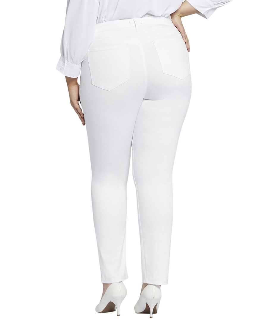 Nydj Plus Sheri Optic White Slim Jean