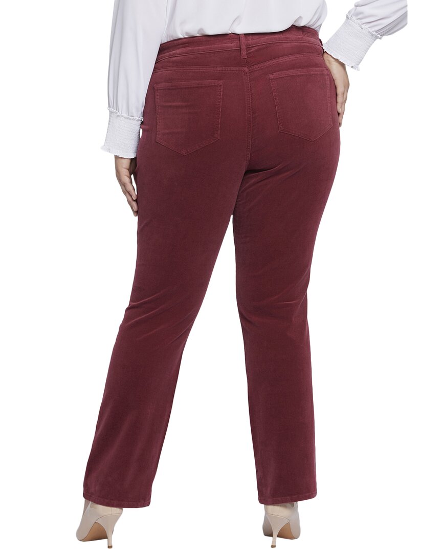 Nydj Plus Marilyn Cranberry Pie Straight Leg Jean
