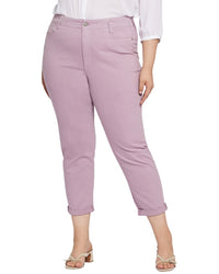 Nydj Plus Girlfriend Taro Relaxed Jean Grey