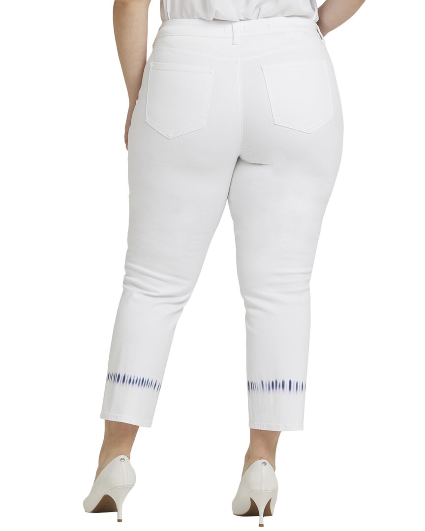 Nydj Plus Marilyn Wave Tie Dye Ankle Crop Jean