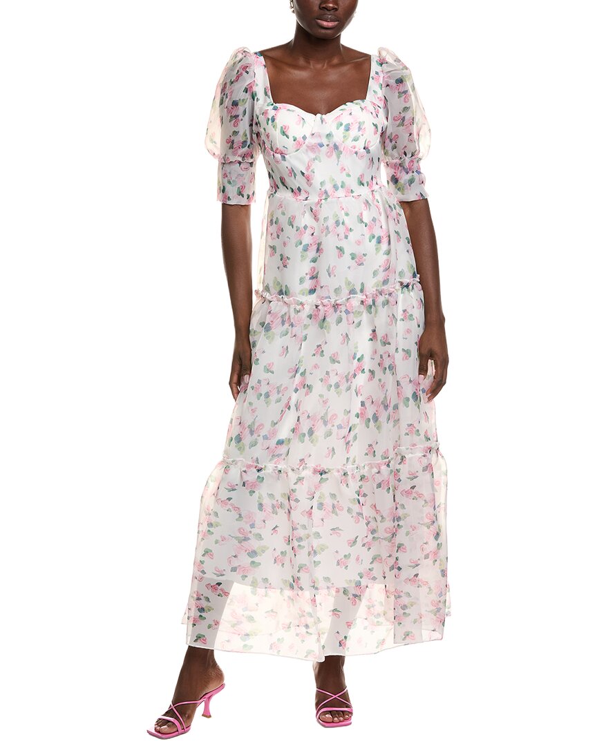 Ipponelli Tiered Organza Maxi Dress