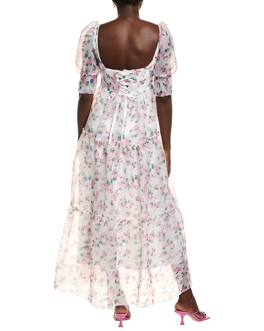 Ipponelli Tiered Organza Maxi Dress