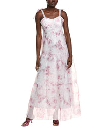 Ipponelli Tiered Organza Maxi Dress