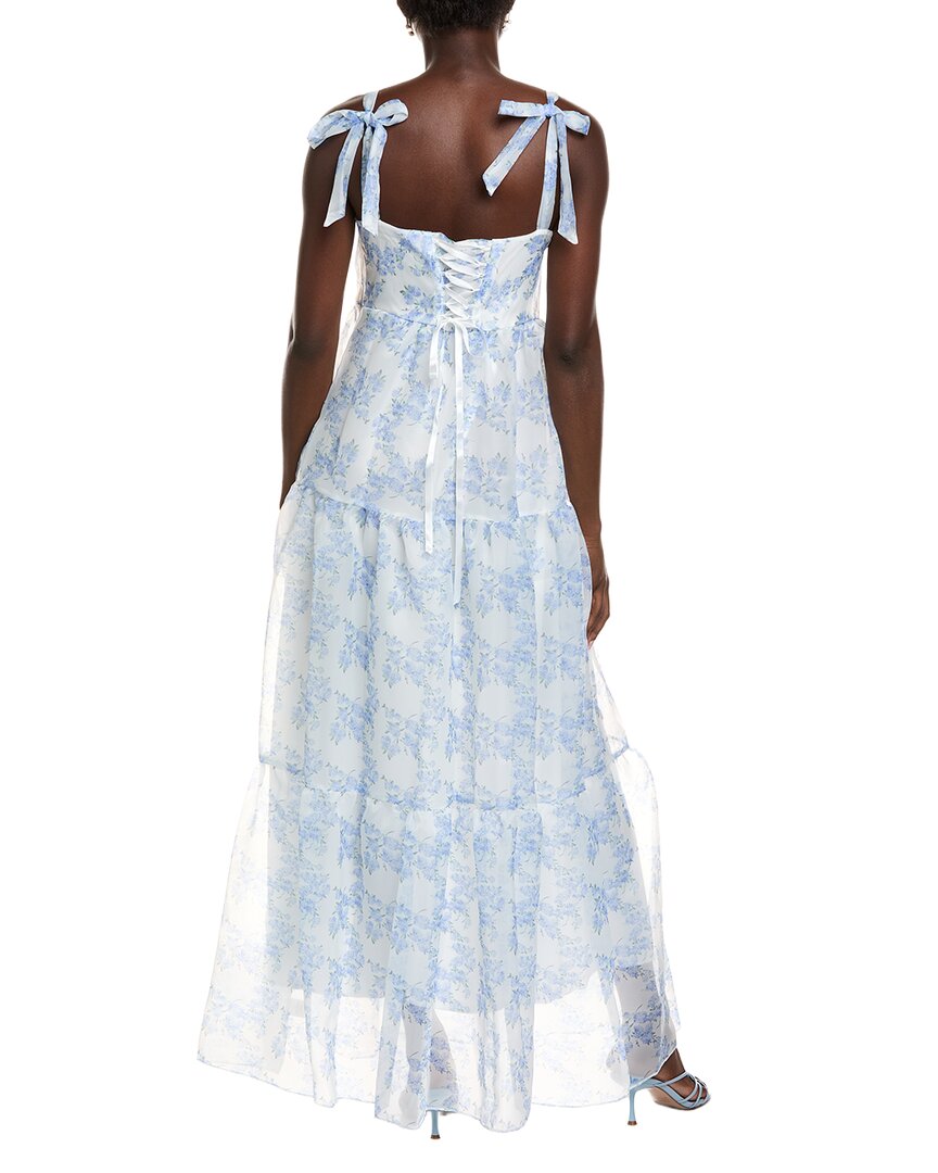 Ipponelli Tiered Organza Maxi Dress