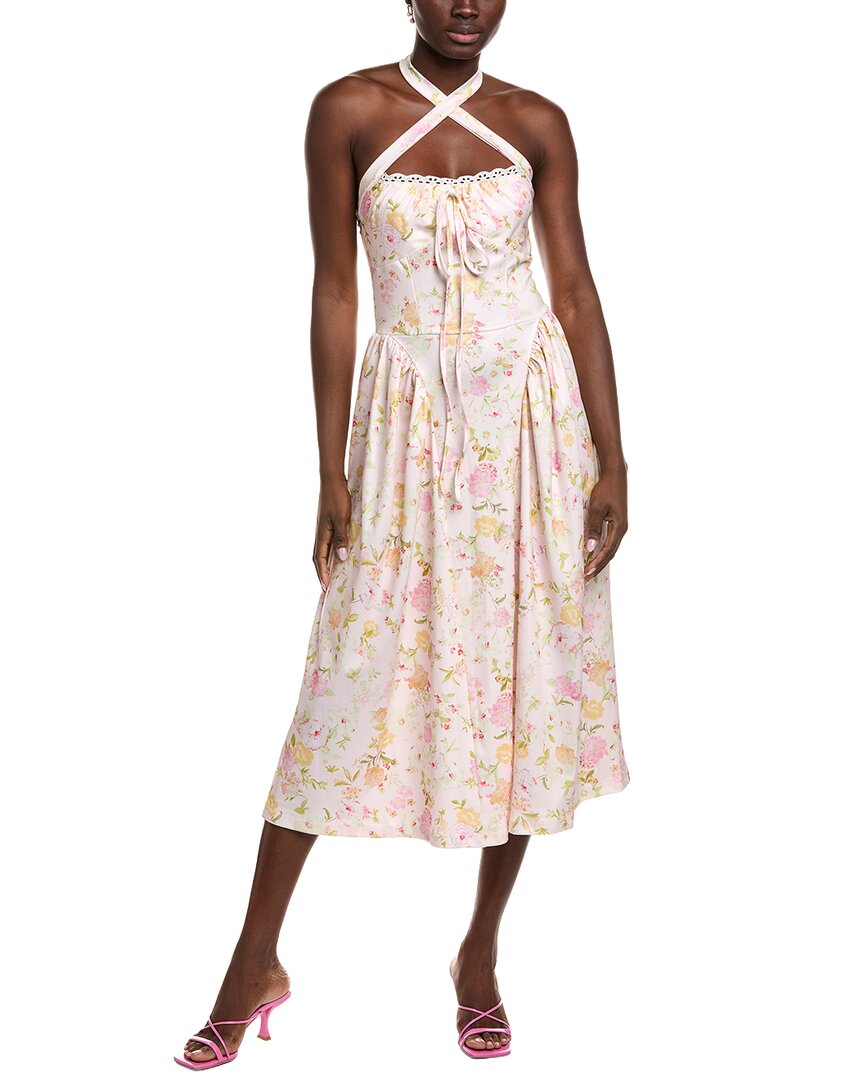Ipponelli Tie Shoulder Midi Dress