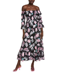 Ipponelli Off-The-Shoulder Midi Dress
