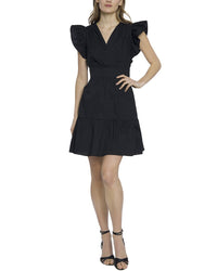 Donna Morgan Mini Dress 10 Black