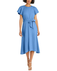 Maggy London Midi Dress 0 Blue