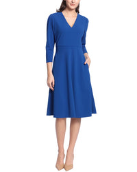 Maggy London Midi Dress 2 Blue