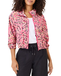 Nic+Zoe Tech Stretch Shadow Floral Jacket