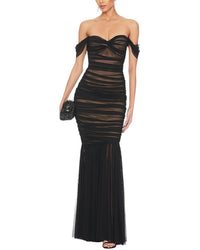 Alma King Off-Shoulder Maxi Dress
