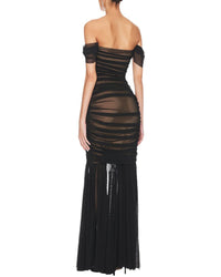 Alma King Off-Shoulder Maxi Dress