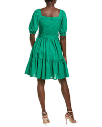 Bgl Linen-Blend Mini Dress