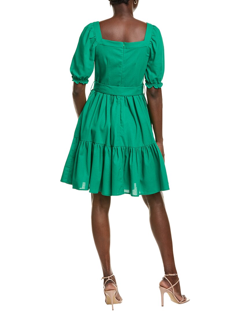 Bgl Linen-Blend Mini Dress