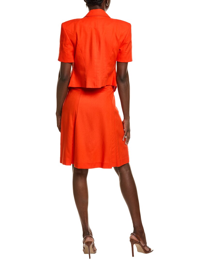 Bgl 2Pc Linen-Blend Blazer & Dress Set