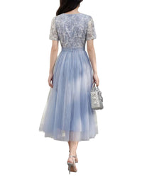 BURRYCO Burryco Short Sleeve Midi Dress
