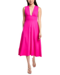 Susana Monaco Low Neck Tank Flared Midi Dress