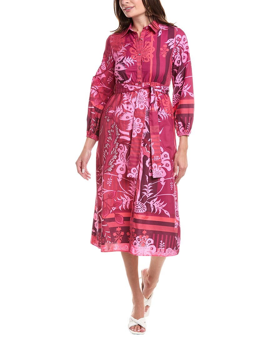 Garrie B Balloon Sleeve Shirtdress