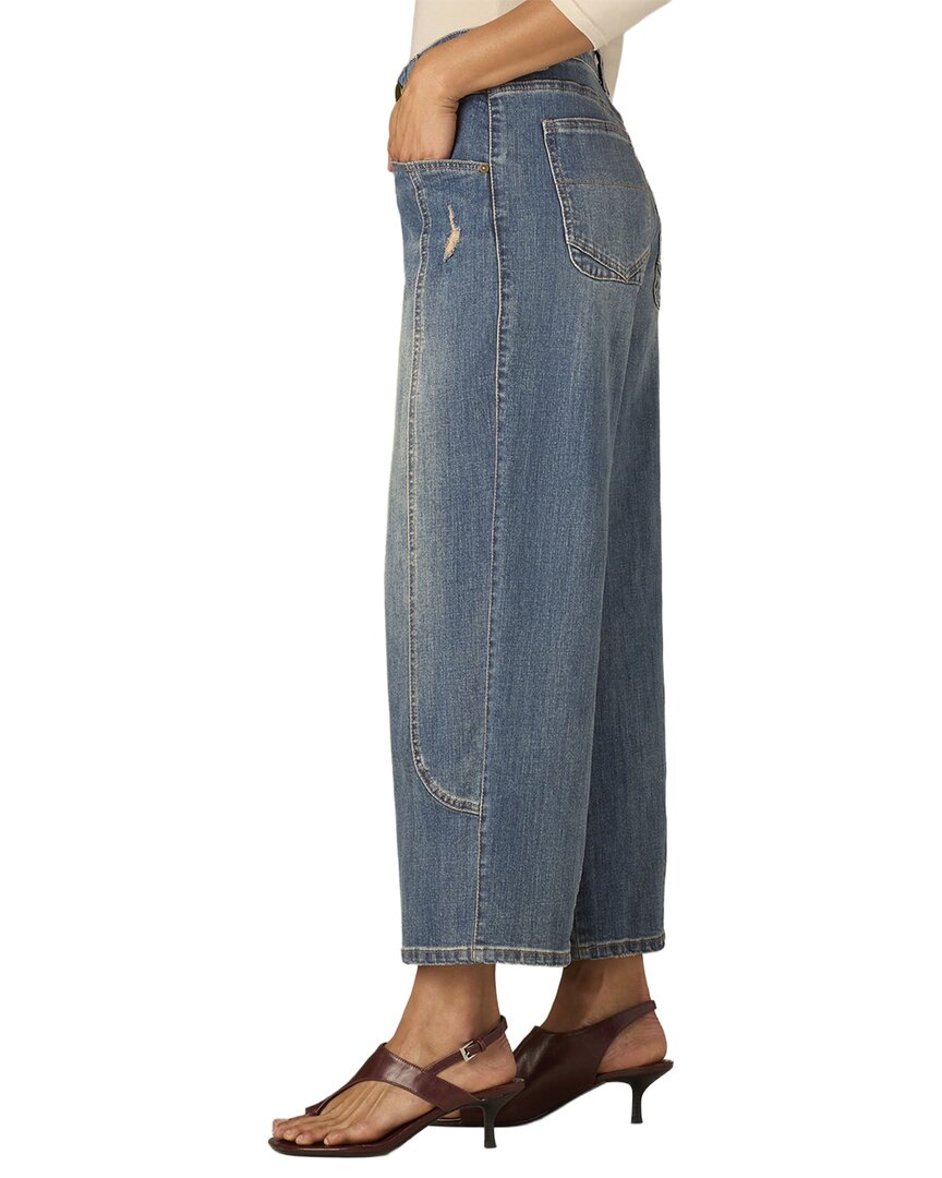 Wit & Wisdom Mid Blue Artisanal High Rise Barely Barrel Jean
