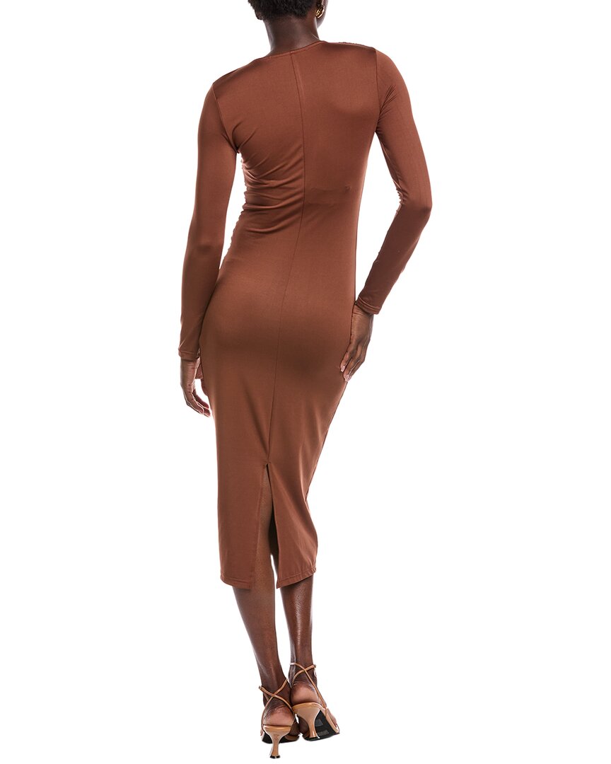 JL LUXE Jl Luxe Ruched Midi Dress