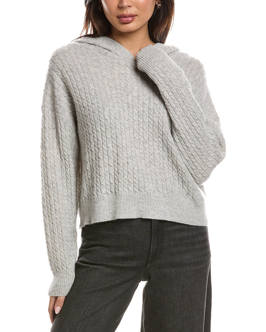 THE CASHMERE PROJECT The Cashmere Project Baby Cable Cashmere Hoodie