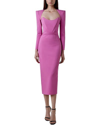 Camila Blanco Midi Dress