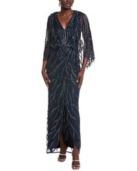 Aidan Mattox Beaded Maxi Dress
