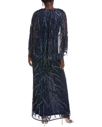 Aidan Mattox Beaded Maxi Dress