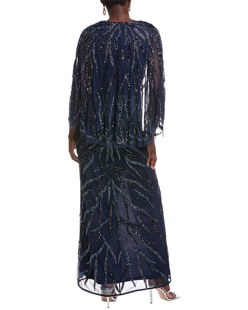 Aidan Mattox Beaded Maxi Dress