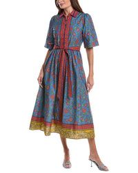 Hermoza Hermoza Alexandra Belted Midi Dress