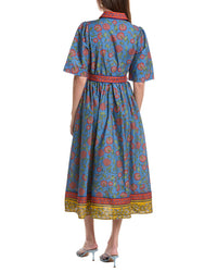 Hermoza Hermoza Alexandra Belted Midi Dress