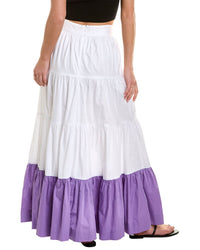 Amur Koral Tiered Maxi Skirt