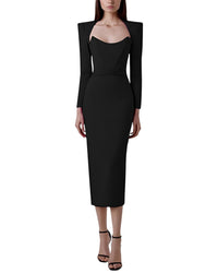 AMINA GLAM Amina Glam Midi Dress