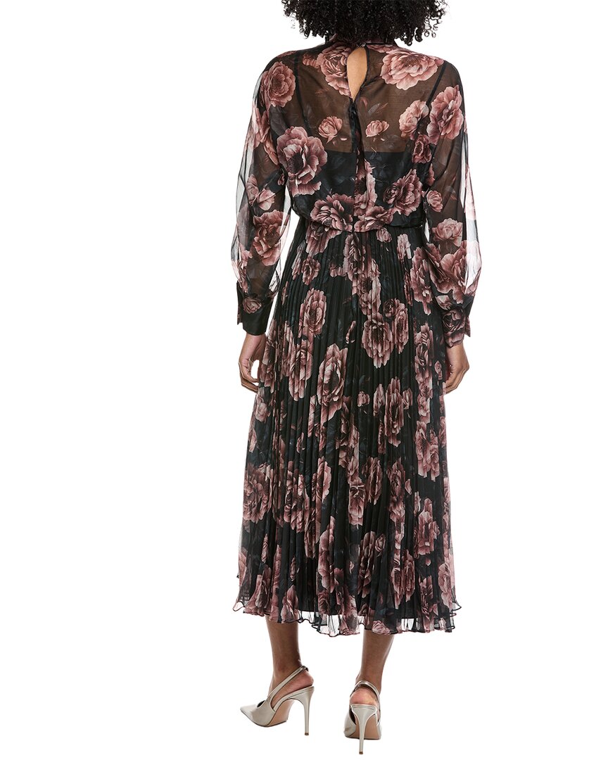 Mikael Aghal Print Midi Dress