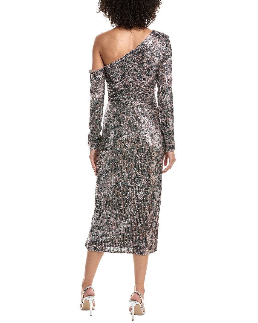 Tadashi Shoji Tadashi Shoji Sevilla Sequin One-Shoulder Midi Dress