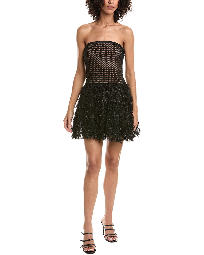Tadashi Shoji Lula Flower Embellished Mini Dress